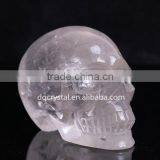 Home Decoration Rose Quartz Crystal Skull Shape thumbnail-2