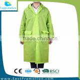 OUTDOOR LONG POPULAR STYLE PVC RAINCOAT FOR YOUNG MEN