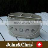 Metal laundry pail