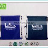 210d Polyester Drawstring Backpack,eco Friendly Custom Denim Bag Printing by Hot Transfer thumbnail-1