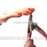 new Artificial False Nails 3 Way Cutter Acrylic Art UV Manicure Tip Toe Edge Clipper engraved nail clipp electric nail clipper
