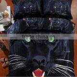 Luxury OEM Animal 3D Printed Bedding Set, Queen Size 4pc Beautiful Bed Sheet Sets