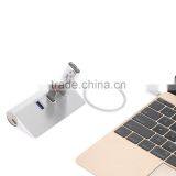 CZH USB-C to 3 Port Usb 3.0 Hub Support Charging the New Macbook and Date Transfer