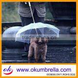 Promotion Transparant Pet Dog Umbrella From China Factory thumbnail-1