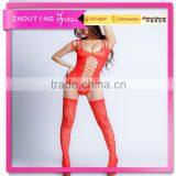 CK7022 One Piece Net Hot Sale Hollow Out Sexy Hot Bodystocking thumbnail-1