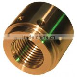 High polished precision brass turned cnc parts