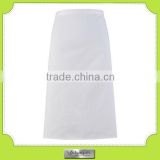 custom unisex white blank cotton long waist apron