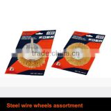 Steel wire wheels assortment