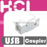 USB 2.0 A to B 180Degree Inline Coupler thumbnail-1