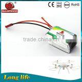 Round Lithium Polymer Battery Pack 11.1 Volt 650mah for Tablet pc thumbnail-3
