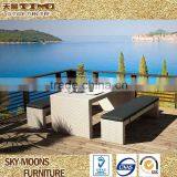 China rattan outdoor furniture garden chair outdoor rattan dining table chairs(TC073)