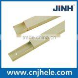 JINH PVC Wiring Ducts PVC Cable Cover Trunking Plastic Flexible Wiring Ducts Grey Wiring Duct thumbnail-3