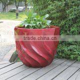 Floating Bonsai Pot Fiberglass Plants Container and Flowers Pots Handmade Flower Pots thumbnail-3