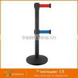 Roadway safety Warning Post stantions retractable belt barrier