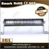 factory direct offer 10-30v 48w 12 led light bar with Emark car led light bar 12v 24v 15 inch single row led light bar