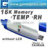 NO LCD Display USB Wall Mount Temperature and Humidity Data Logger 16K Made in Taiwan thumbnail-1