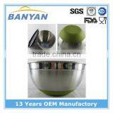 Food Grade Stainless Steel Salad Bowl, Bowl Stainless thumbnail-1