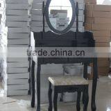 Home Furniture Black Dressing Table/vanity Set Dressing Table With 7piece Drawer thumbnail-2