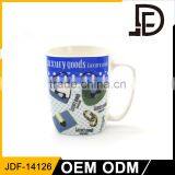 Drinkware Pottery 12oz Coffee Sublimation Ceramic Mug, Tall Ceramic Coffee Mugs, Ceramic Coffee Mugs Manila