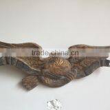 Antique Wooden Carving Eagle Wall Relief Decoration thumbnail-1