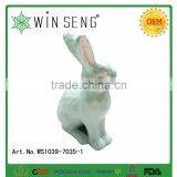 Adorable Ceramic Bunny Rabbit Figurine Easterdecorations thumbnail-4
