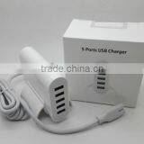 EU Plug 6 Port Wall Home Travel Charger USB Power Adapter Dual Usb Car Charger thumbnail-6