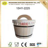 Custom Natural Wooden Rice Bucket Wholesale thumbnail-1