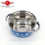 China Popular Shape High Quality Colorful Stainless Steel Soup Pot Set thumbnail-6