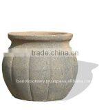 Vietnam Old Stone Outdoor Planter, Outdoor Pottery thumbnail-1