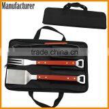 Bbq Tool Set Outdoor BBQ Apron and Utensil Set thumbnail-3