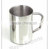 Stainless Steel Double Wall Coffee Mug thumbnail-1