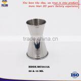 Stainless Steel Wine Measuring Cup, Metal Jigger In Color Painting thumbnail-1