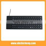 Silicon Waterproof Flexible Keyboard USB Soft Foldable Keyboard Roll Up Keyboard thumbnail-2