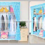 Lower Price Fabric Collapsible Living Room Simple Wardrobe thumbnail-3