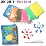 DIY Educational Colorful Moving Magic Play Sand With Tools and Molds for Kids thumbnail-3