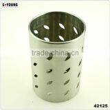 42125 Stainless Steel Chopstick Tube/ Kitchen Utensil Holder / Chopsticks Holder thumbnail-1