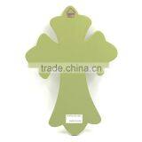 Religious Wooden MDF Resin Bird and Leaf Print Tableware Hanging Unique Wall Crosses thumbnail-4