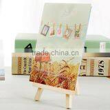 SJZJ001 Pine Wood Triangle Phone Stand thumbnail-1