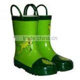 cheap cute high top rubber rain boot with handles