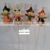 Cute Scarecrow With Stick Gift for Hollewen thumbnail-4