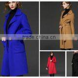 European Winter Coat Trench Oversize Warm Long Coat Women Wool Coat Outwear thumbnail-3