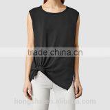 2016 Fashion Lightweight Knot Hemline Sleeveless Tank Top HST8036 thumbnail-4
