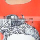 Digital Print High Quality Woman Dress New Design Holiday Dress thumbnail-5