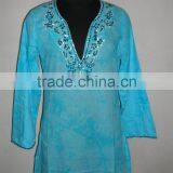 Summer Embroidered Kurti thumbnail-1