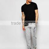 Retro Grey Custom Logo Printed Joggers Wholesale Sweatpants Mens thumbnail-2