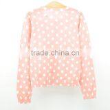 Fancy Cardigan Girl Print Kids Sweater Clothes thumbnail-2
