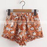Runwaylover 5298 High Quality Ladies Sexy Floral Printed Shorts thumbnail-1