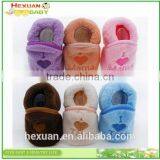 B80000C Winter Thick Baby Indoor Shoes, I Love Mama/Tata,Kids Winter First Walkers,Newborn Warm Shoes, thumbnail-1