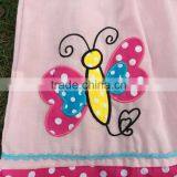 New Hot Sell Girls Summer Cartoon Butterfly Dress With Necklace and Headband Set thumbnail-2