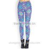 Womens Full Printed Sportswear,yoga Wear Skinny Pencil Colorful Leggings/pants/trousers thumbnail-1